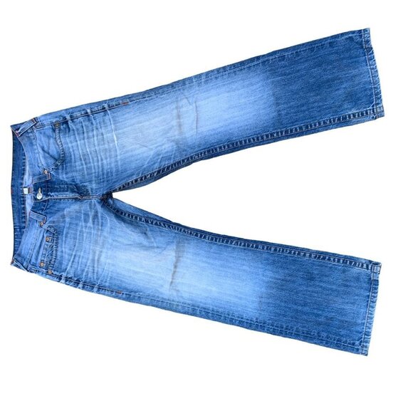 True Religion Jeans Size 34 STRAIGHT Blue - Picture 5 of 7